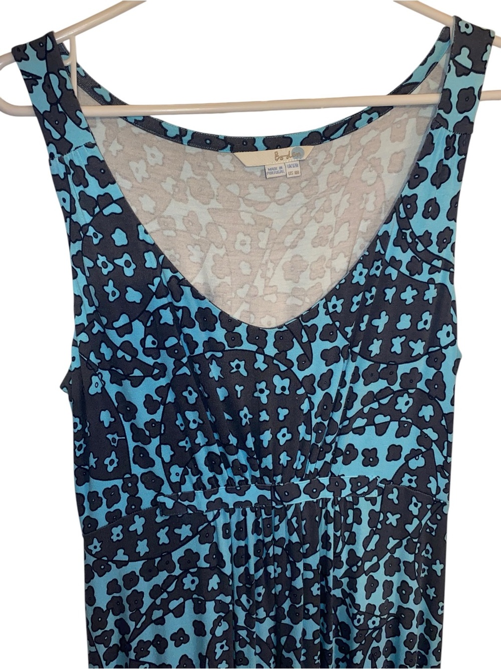 Boden Maxi Dress sleeveless scoop neck teal Vacation Vacation Resortwear Summer - Picture 4 of 8